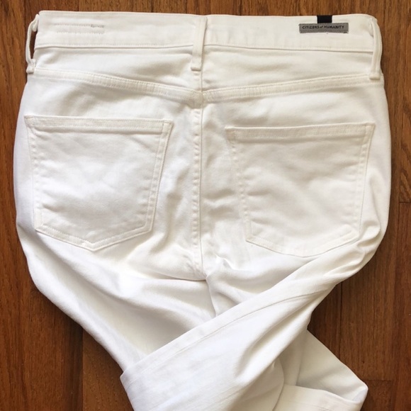 Citizens of Humanity • Rocket, high rise skinny raw hem jeans premium denim - Picture 6 of 9